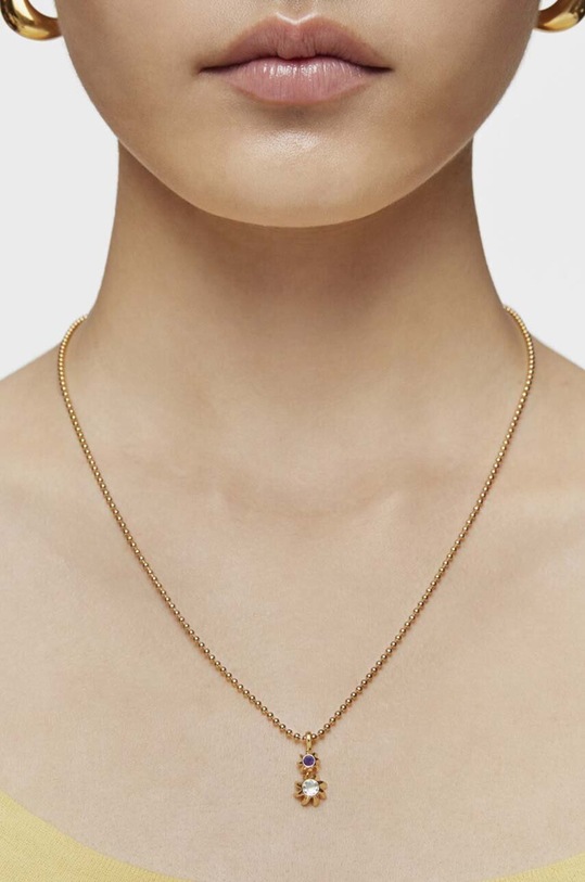 Tous zawieszka ze srebra pokrytego złotem złoty 1004090300