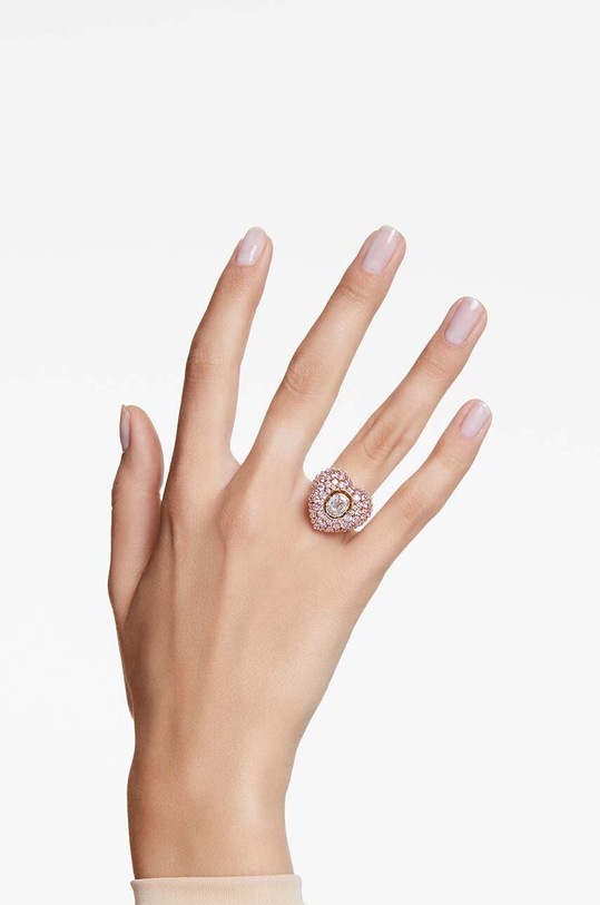 Swarovski pierścionek HYPERBOLA 5690057 różowy