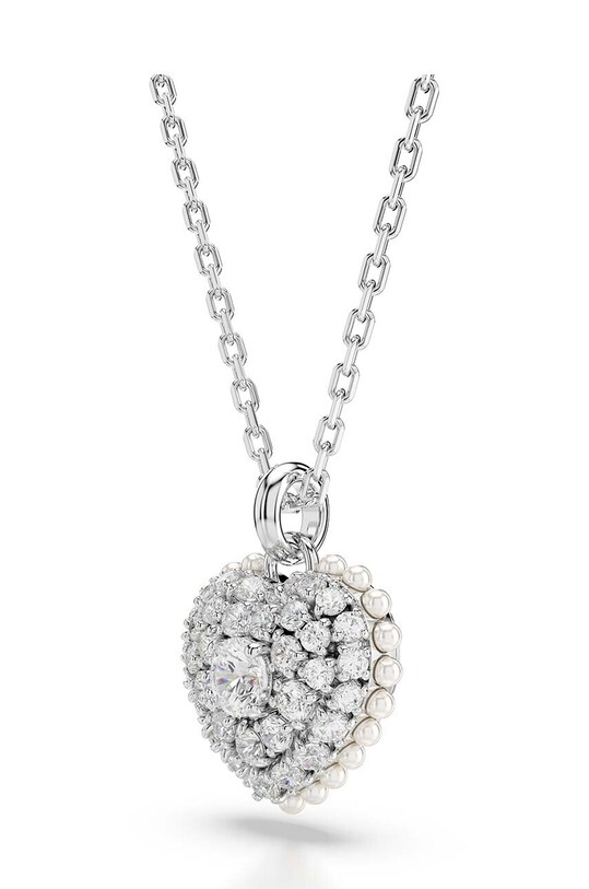Swarovski colier si cercei HYPERBOLA 5684383 argintiu
