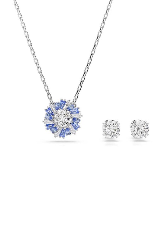 Swarovski colier si cercei IDYLLIA Cristal Swarovski argintiu 5685437