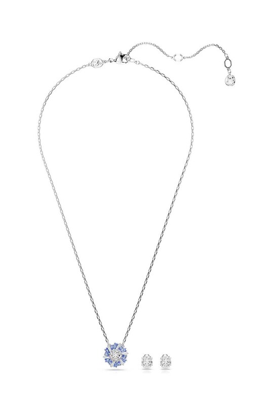 Κολιέ και σκουλαρίκια Swarovski IDYLLIA 5685437 ασημί AA00
