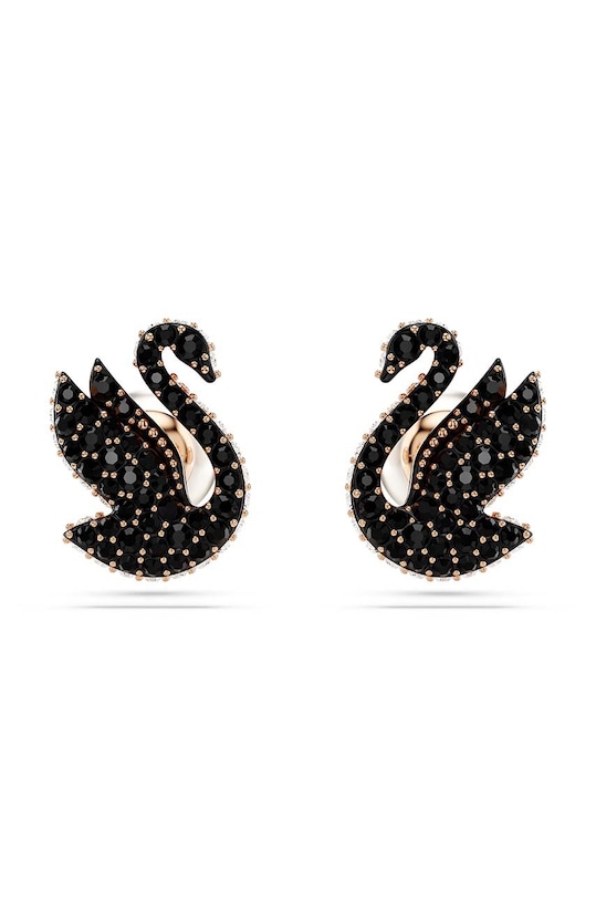 Swarovski kolczyki SWAN kryształ Swarovskiego czarny 5684608