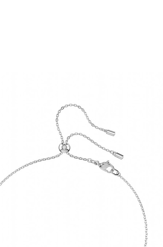 Swarovski colier si cercei Swan 5680875 argintiu
