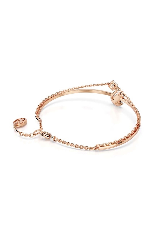 Swarovski bransoletka Swan złoty 5678048