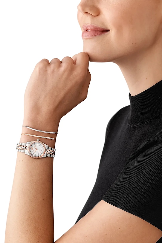 Michael Kors ceas si bratari argintiu MK4817SET