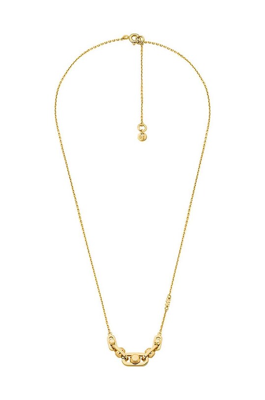 Серебряное колье с позолотой Michael Kors MKC170800710 золотой AA00