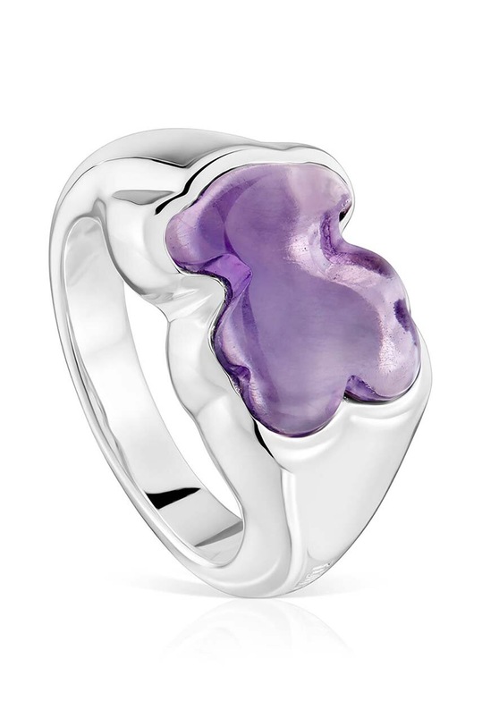 Strieborný prsteň Tous 14 Bold Motif prírodný kameň strieborná 1004105114