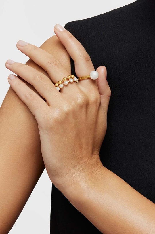 Δαχτυλίδι από επιχρυσωμένο ασήμι Tous 10 χρυσαφί 1003434010