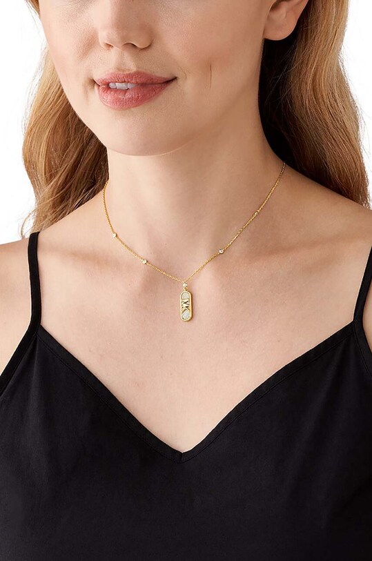 Аксесуари Кольє зі срібла з позолотою Michael Kors MKC1729CZ710 золотий