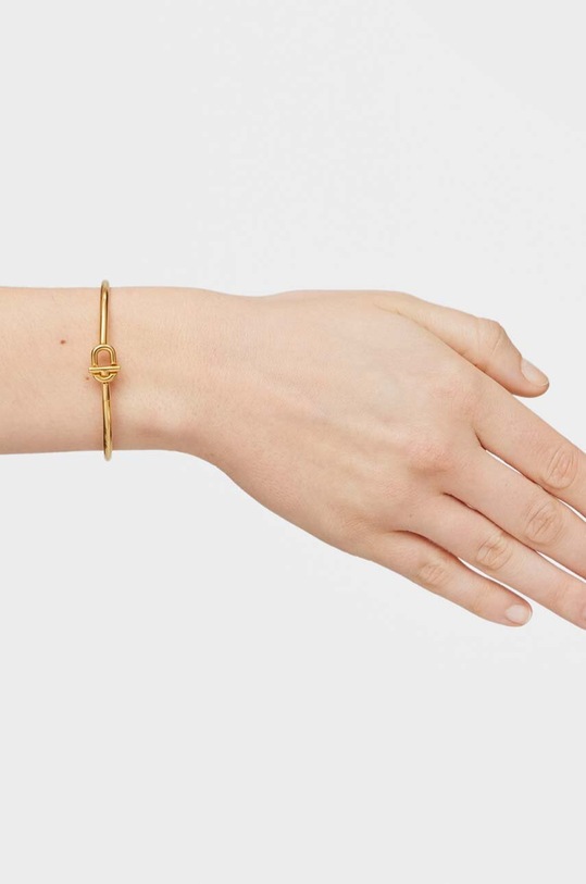 Srebrna narukvica presvučena zlatom Tous Manifesto 1004097170