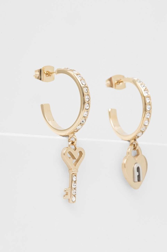 Обици Furla циркони злато FJ0814ETU