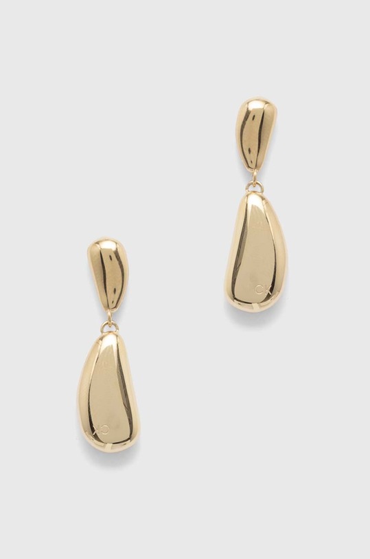 Náušnice Calvin Klein zlatá 35000607