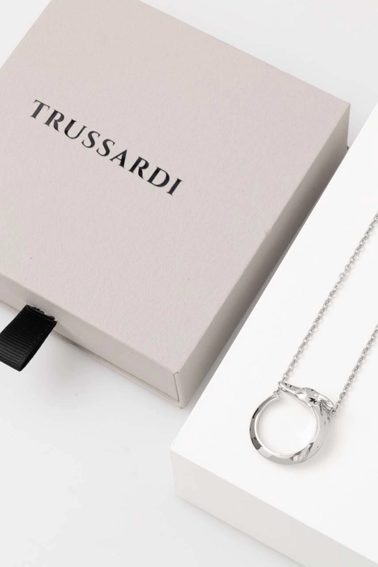 Accesorii Trussardi colier TJAXB02 argintiu