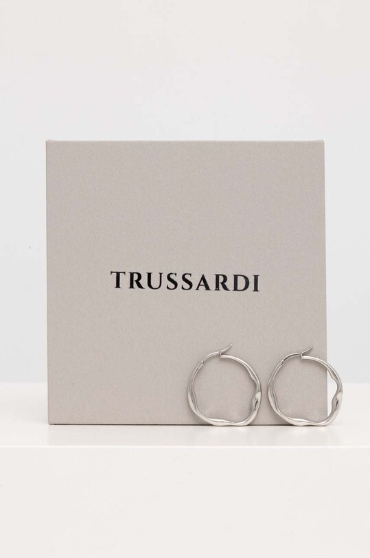 Accesorii Trussardi cercei TJAXA04 argintiu