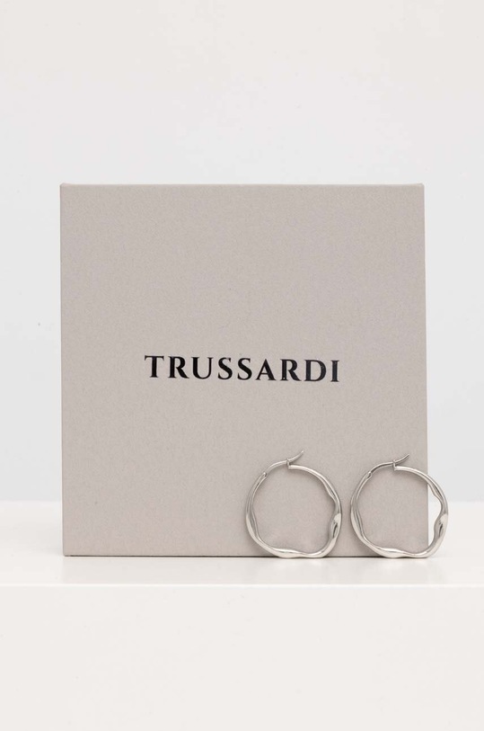Accesorii Trussardi cercei TJAXA04 argintiu