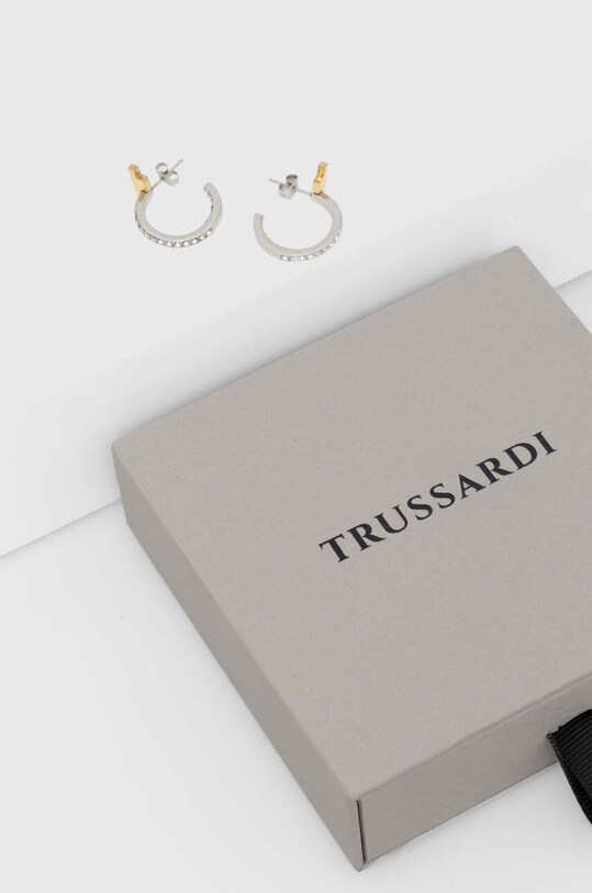 Accesorii Trussardi cercei TJAXC32 argintiu
