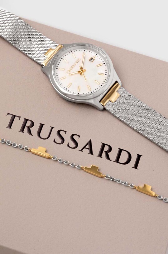 Accesorii Trussardi ceas si bratara R2453170503 argintiu