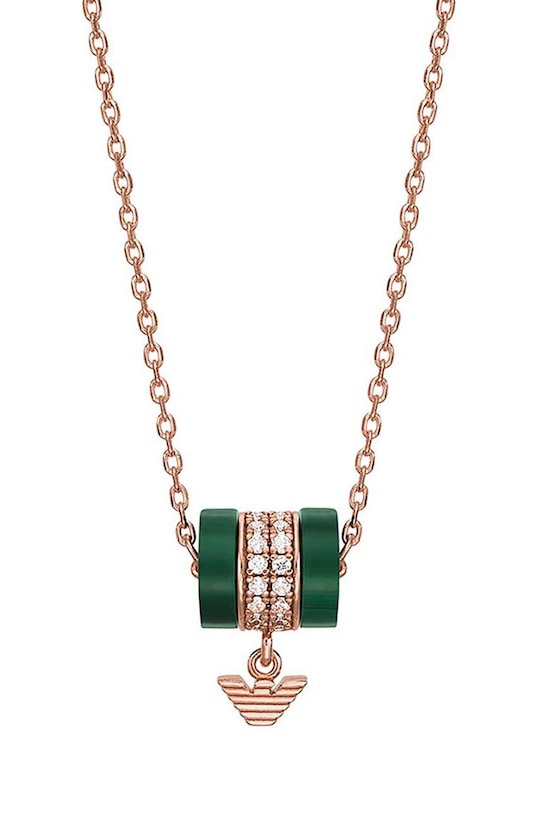 Серебряное колье с позолотой Emporio Armani EG3569221 золотой AA00