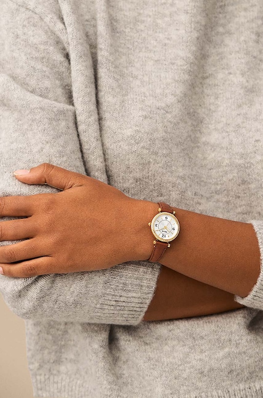 Hodinky Fossil hnědá ES5297