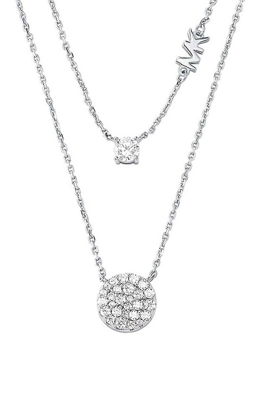 Michael Kors collana d'argento zircone argento MKC1591AN040