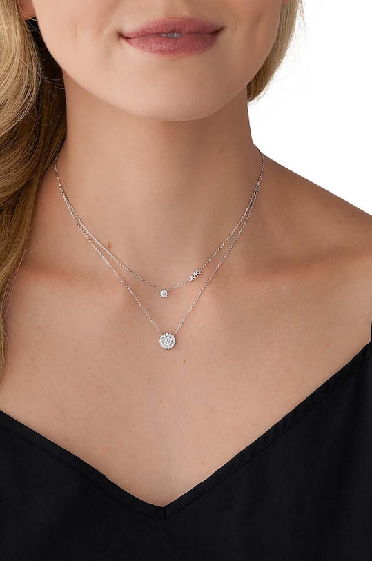 Kiegészítők Michael Kors ezüst nyaklánc MKC1591AN040 ezüst