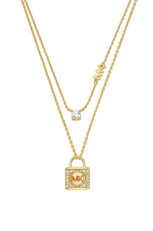 Michael Kors naszyjnik ze srebra pokrytego złotem srebro złoty MKC1630AN710