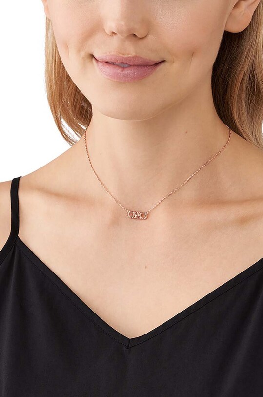 Аксессуары Серебряное колье с позолотой Michael Kors MKC164200791 золотой