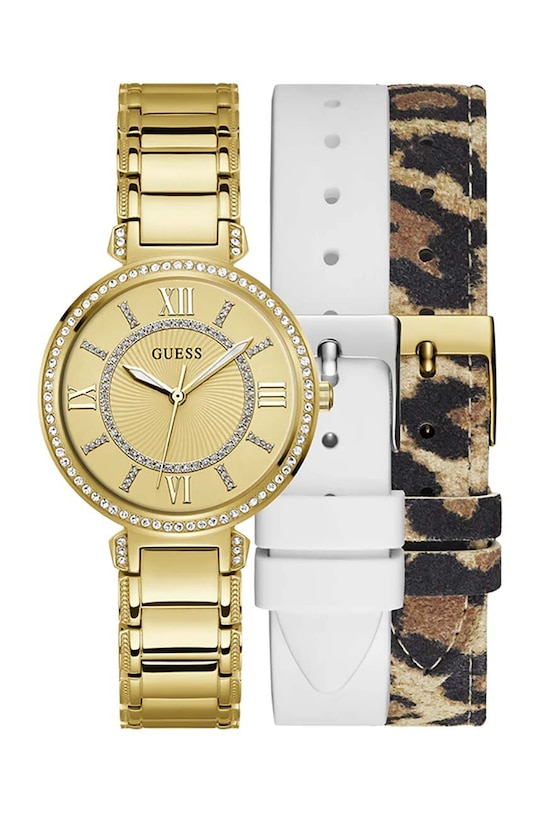 Guess zegarek złoty GW0588L1