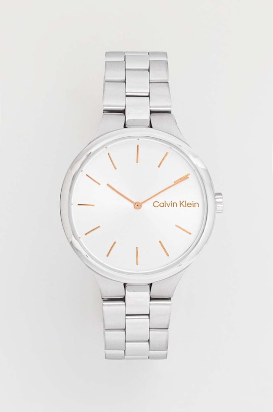 Calvin Klein zegarek srebrny 25200128