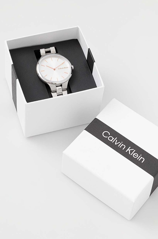 Akcesoria Calvin Klein zegarek 25200128 srebrny
