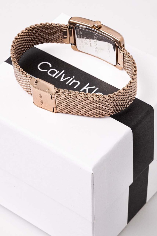 Akcesoria Calvin Klein zegarek 25200395 złoty