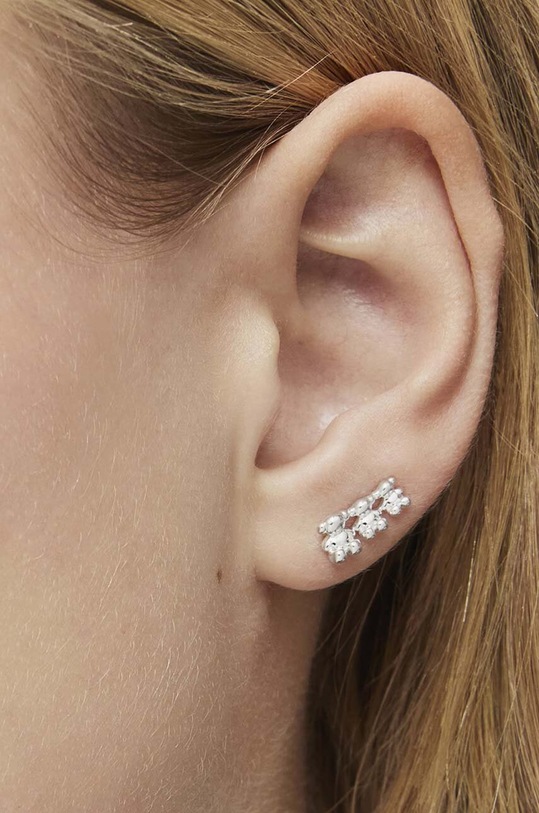 Tous kolczyki srebrne Bold Bear srebrny 1004195500