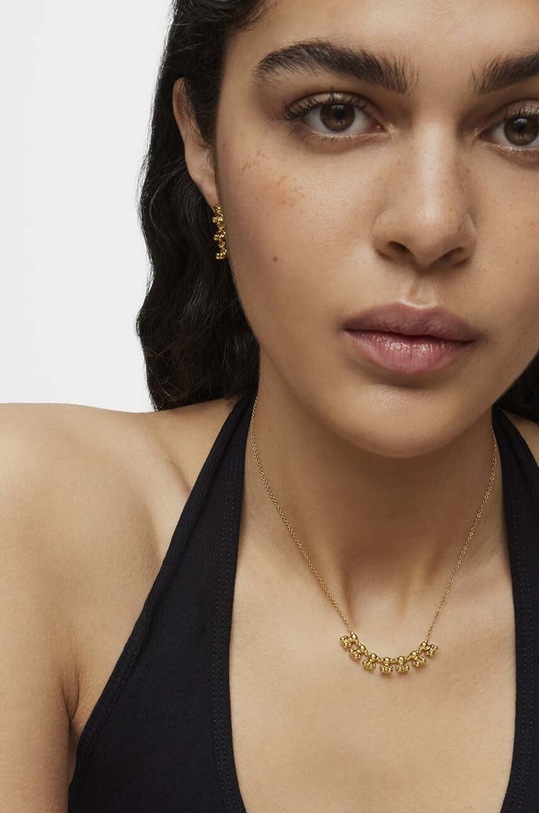 Tous naszyjnik ze srebra pokrytego złotem Bold Bear złoty 1004195100