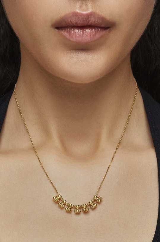 Tous naszyjnik ze srebra pokrytego złotem Bold Bear 1004195100 złoty