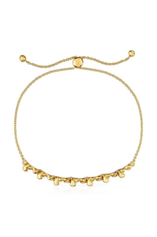 Pozlacený stříbrný náramek Tous Bold Bear 1004212000 zlatá AA00