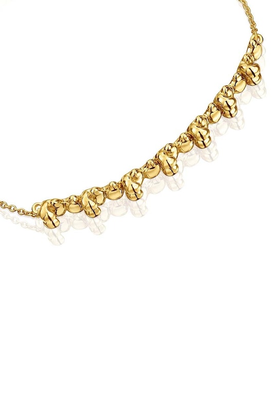 Doplňky Pozlacený stříbrný náramek Tous Bold Bear 1004212000 zlatá