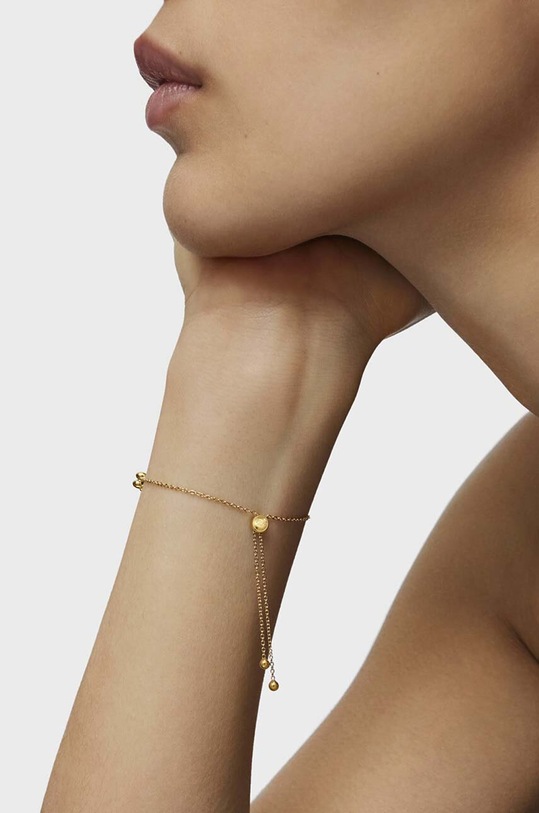 Pozlacený stříbrný náramek Tous Bold Bear 1004212000 zlatá