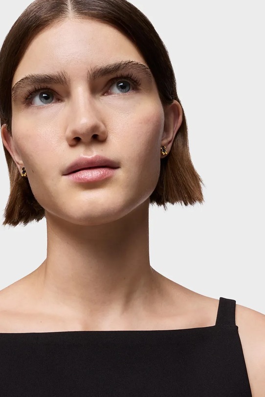 Uhani iz srebra prevlečenega z zlatom Tous Bold Bear Gem 1004226800 zlata