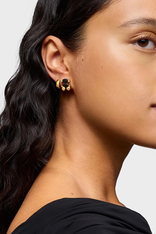 Uhani iz srebra prevlečenega z zlatom Tous Bold Bear Gem zlata 1004226700