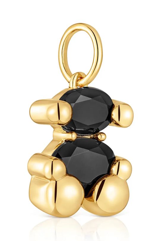 Pozlacený stříbrný přívěsek Tous Bold Bear Gem 1004224900 stříbrná AA00