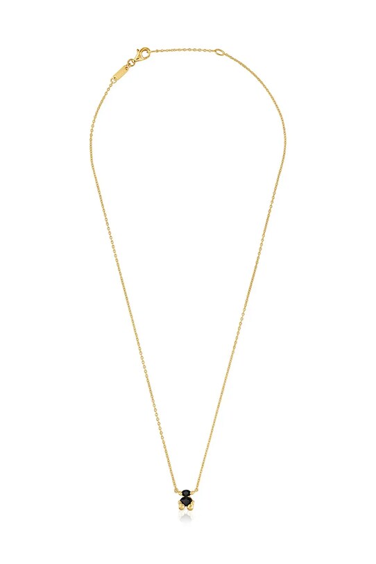 Серебряное колье с позолотой Tous Bold Bear Gem 1004225700 серебрянный AA00