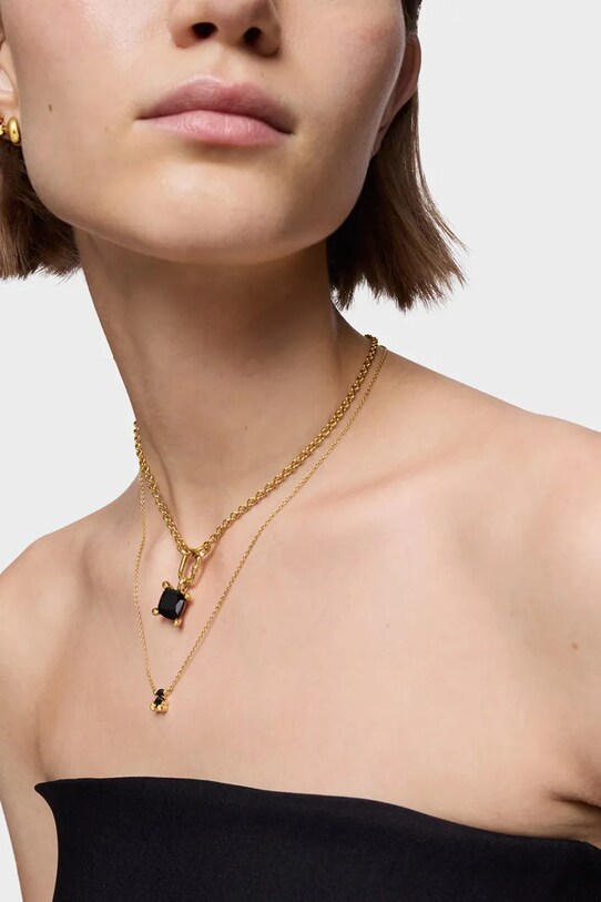 Tous colier din argint placat cu aur Bold Bear Gem 1004225700