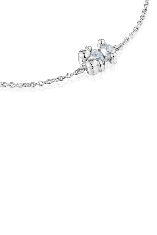 Аксессуары Серебряный браслет Tous Bold Bear Gem 1004227100 серебрянный