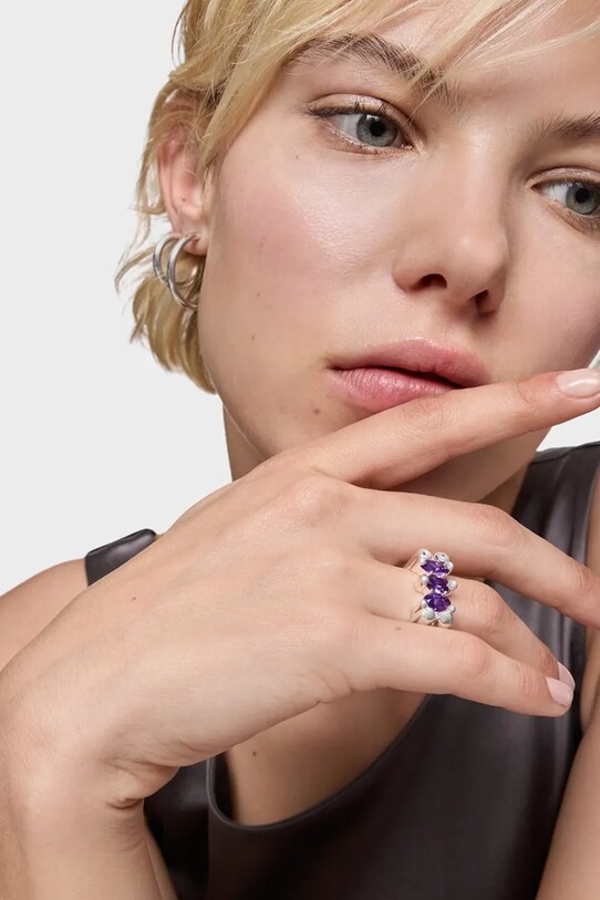 Серебряное кольцо Tous 12 Bold Bear Lab серебрянный 1004253912