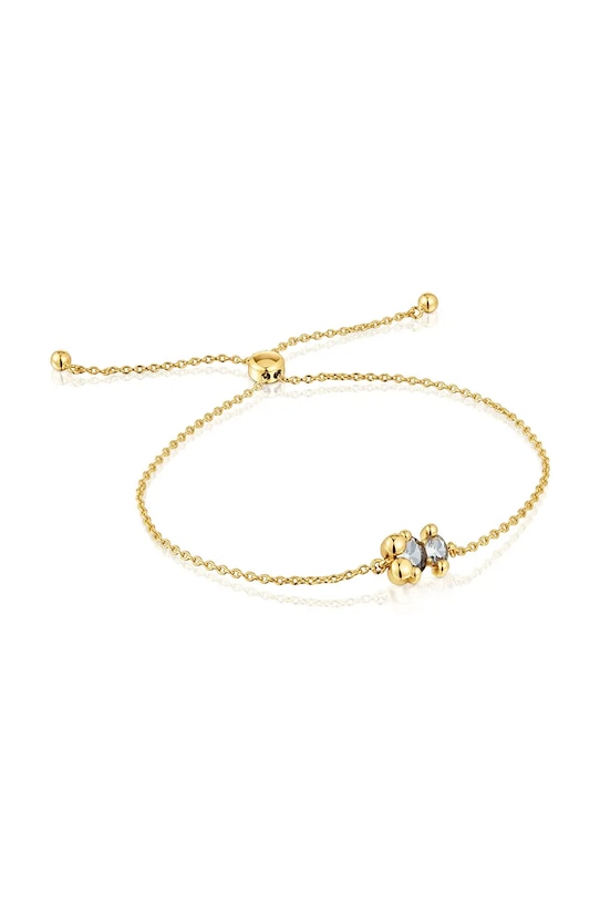 Tous bransoletka ze srebra pokrytego złotem Bold Bear Lab 1004253700 srebrny AA00