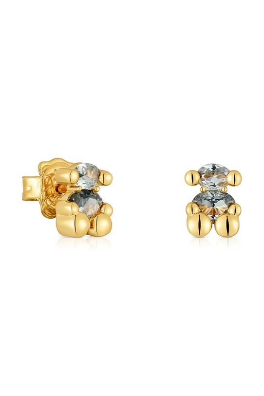 Серебряные серьги с позолотой Tous Bold Bear Lab серебро серебрянный 1004255200