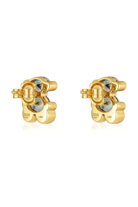 Doplnky Strieborné pozlátené náušnice Tous Bold Bear Lab 1004255000 zlatá