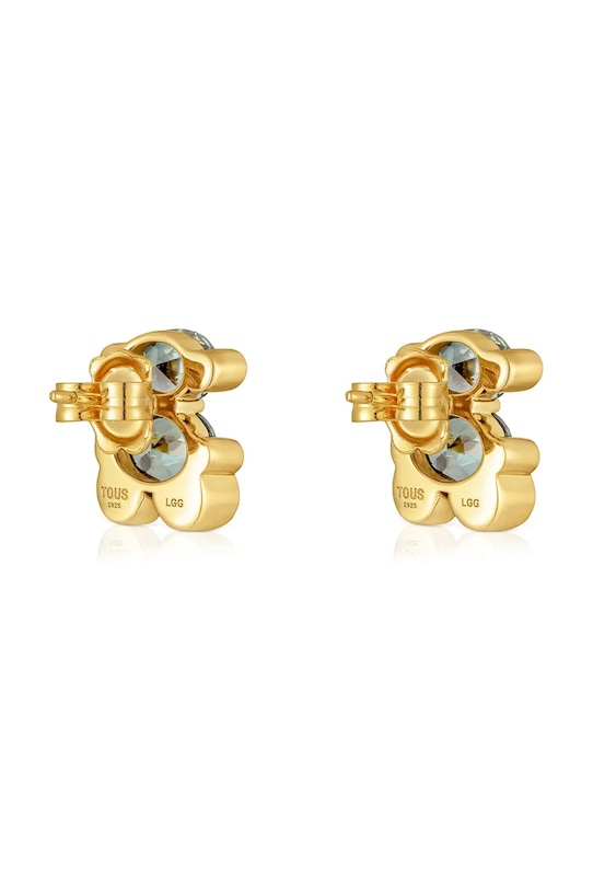 Doplnky Strieborné pozlátené náušnice Tous Bold Bear Lab 1004255000 zlatá