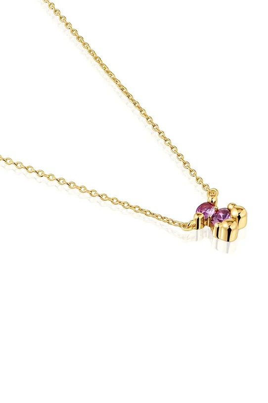 Kiegészítők Tous aranyozott ezüst nyaklánc Bold Bear Lab 1004254300 arany