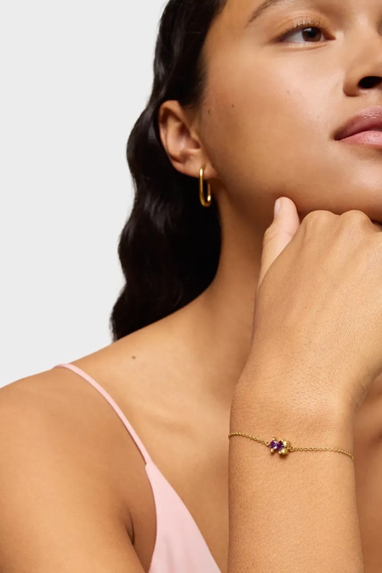 Zapestnica iz srebra prevlečenega z zlatom Tous Bold Bear Lab zlata 1004253800